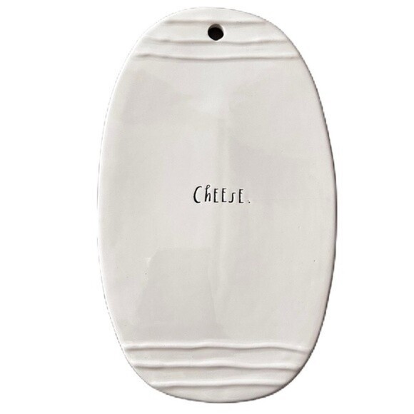 Rae‎ Dunn 2018 Cheese Charcuterie Ceramic Hors d'oeuvre Platter - Picture 1 of 8